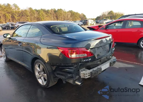 2010 Lexus Is 350C from USA, damaged, VIN JTHFE2C28A2502831